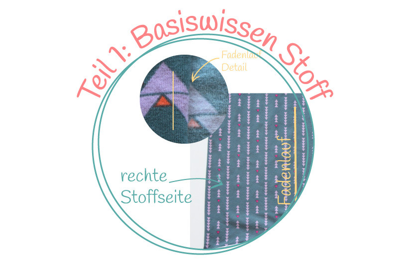 kleine Nähschule – {Wie kommt der Schnitt auf den Stoff – Teil1: Basiswissen Stoff}