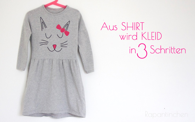 Patternhack MAILAND – {Aus Shirt wird Kleid in 3 Schritten}