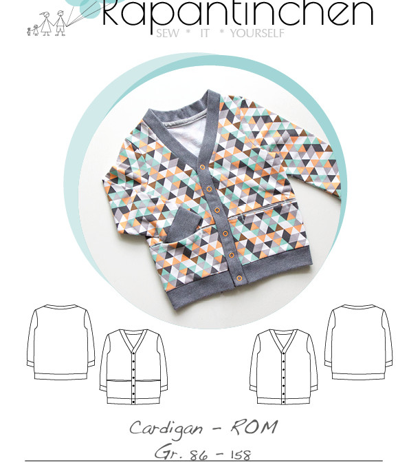 {Neues Ebook} – Das Schnittmuster zum Cardigan ROM ist da!