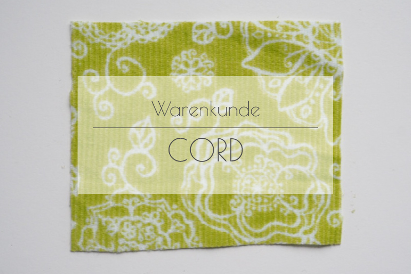 Stofflexikon – Was ist Cord?