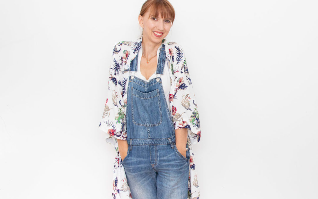 Kimono aus Viskose im Ganzjahreseinsatz