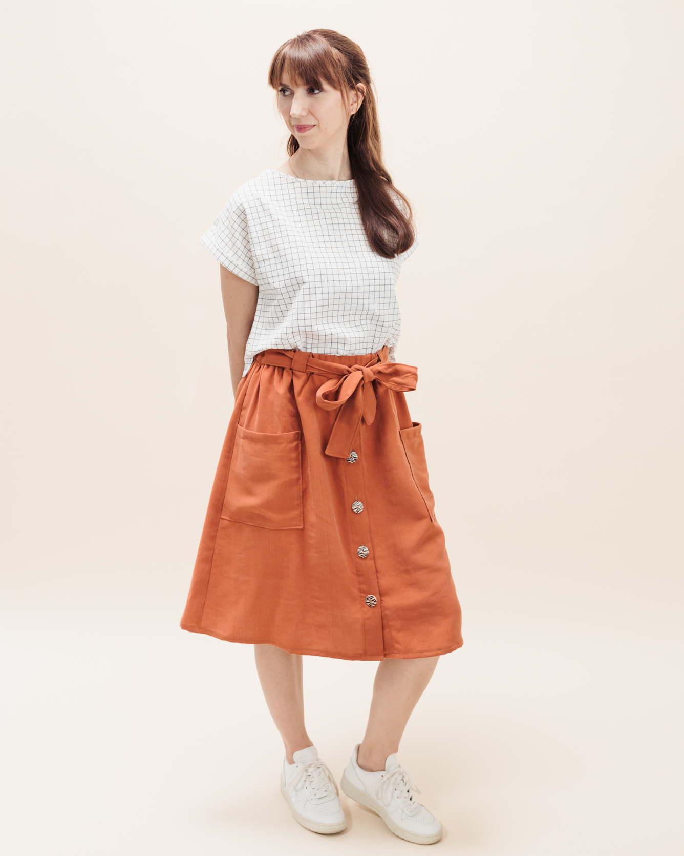Bloom Collection Schnittduett-3 Kleid Paris aus Viskose mit Streublumen