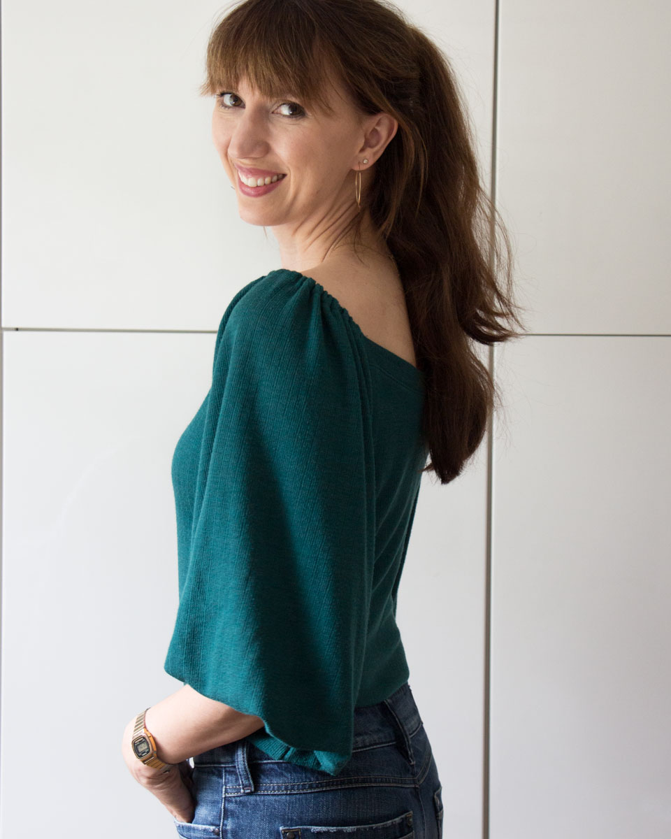 2101_Trim_Knit_Shirt-6adrienneblouse Adrienne Shirt von Friday Pattern Company aus Feinstrick von Mind the Maker